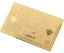 Gold Metal Card