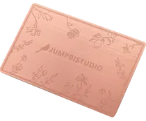 Rose Gold Metal Card