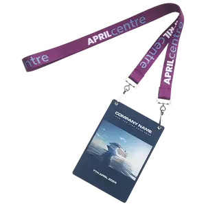 Open Ended Lanyard with  PVC ID Card