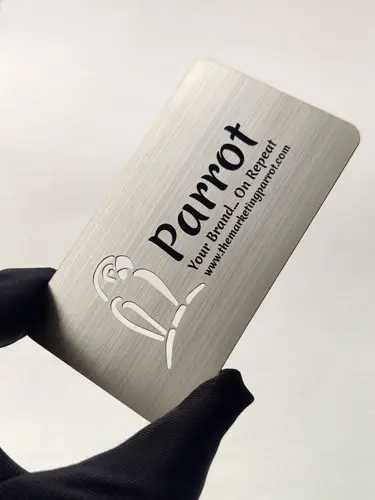 Brushed Metal Card
