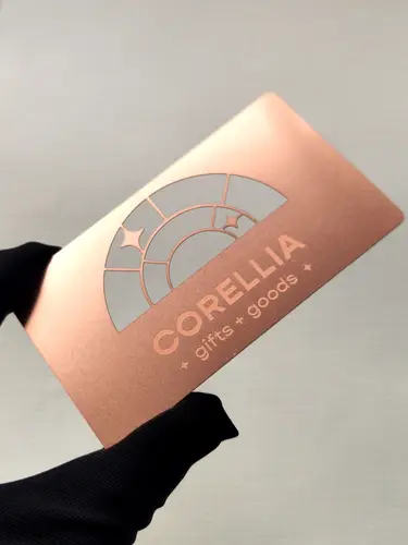 Debossed Metal Card