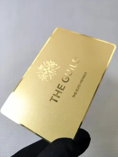 Embossed Metal Card