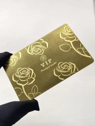 Metal Card with Texture