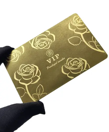 Metal Card with Texture