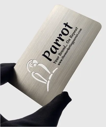 Brushed Metal Card
