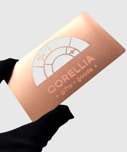 Debossed Metal Card