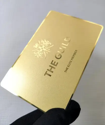 Embossed Metal Card