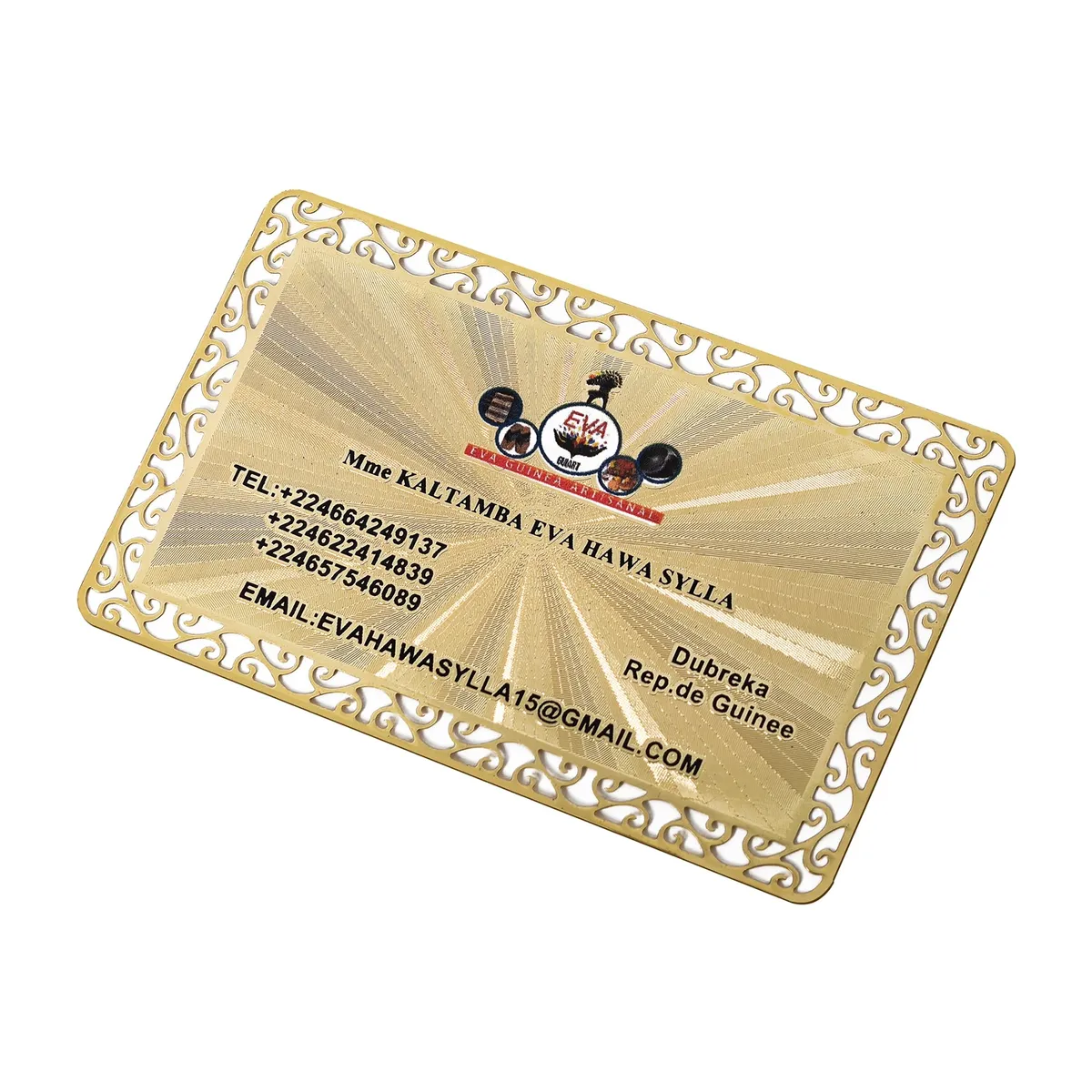 Metal Card with Texture