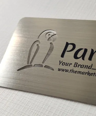 Brushed Metal Card