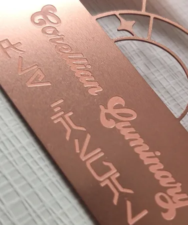 Debossed Metal Card