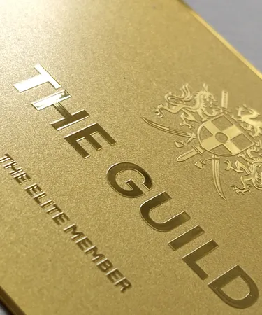 Embossed Metal Card