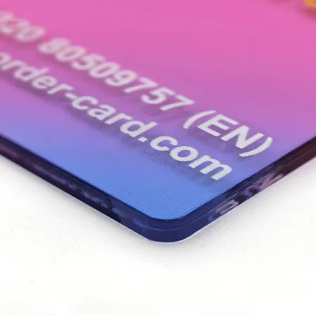 Gradient Acrylic Card