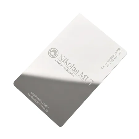 Glossy Metal Card