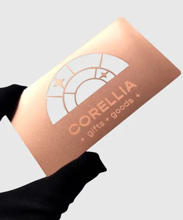 Debossed Metal Card