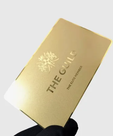 Embossed Metal Card