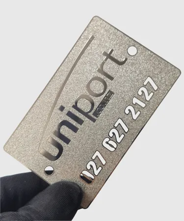 Frosted Metal Card