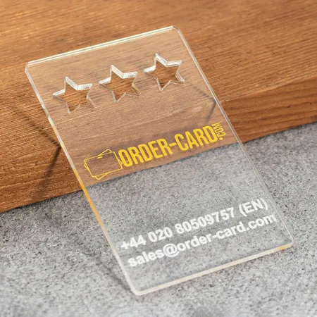 Hollow Acrylic Card