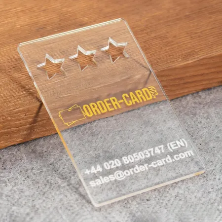 Hollow Acrylic Card