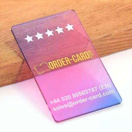 Gradient Acrylic Card
