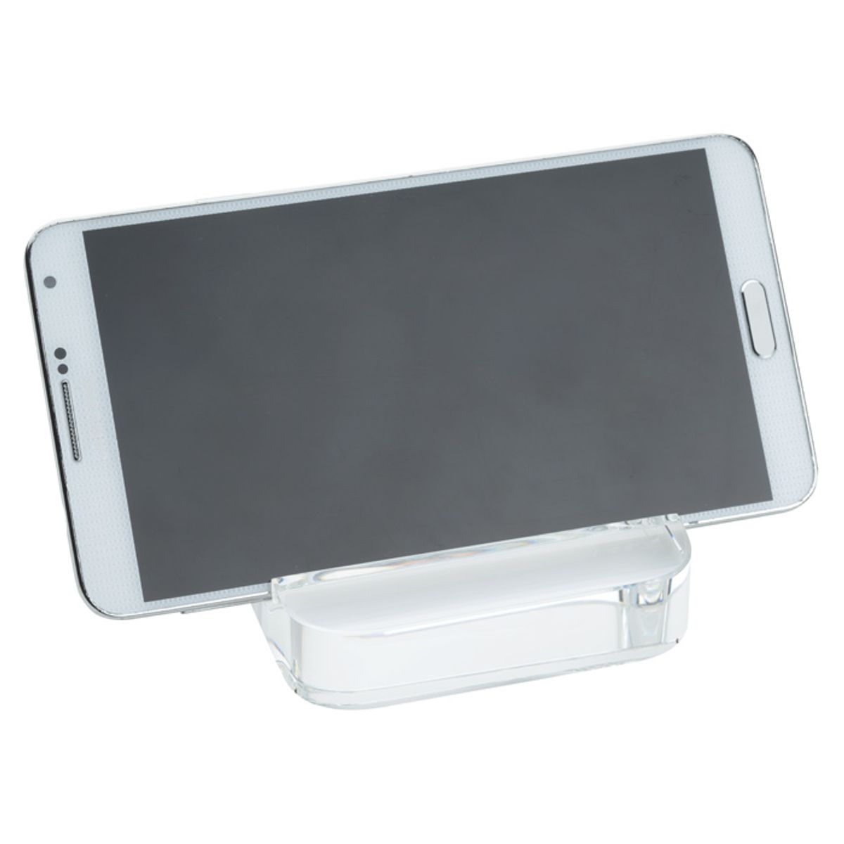 Crystal Paperweight Phone Stand - Square | Order-card.com | SKU# 5438